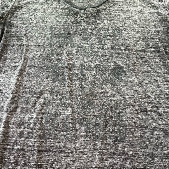 Torrid Womens Black Burnout Faded T-Shirt Brave Beautiful Size 2X - Picture 3 of 6